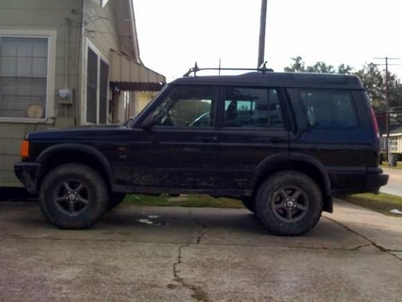 first taste of mud with the new tires.