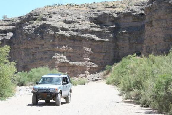 Trail from Verde River (Needle Rock) to Bartlett Lake.  Tonto National Forest, Arizona