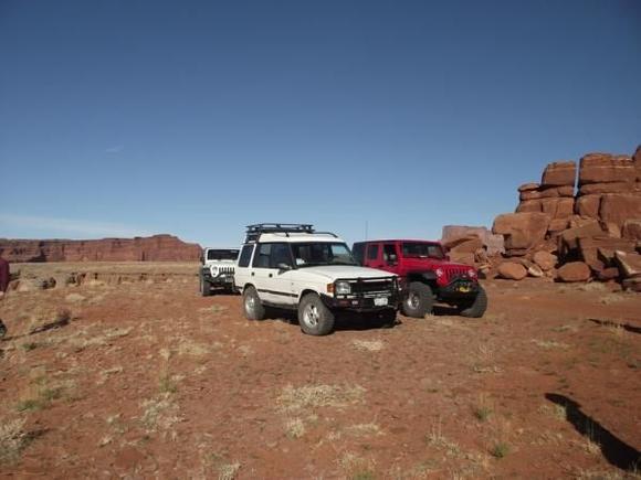 march2011moab 161.  At the end of a side spur off the Potash Road overlooking the Colorado River.