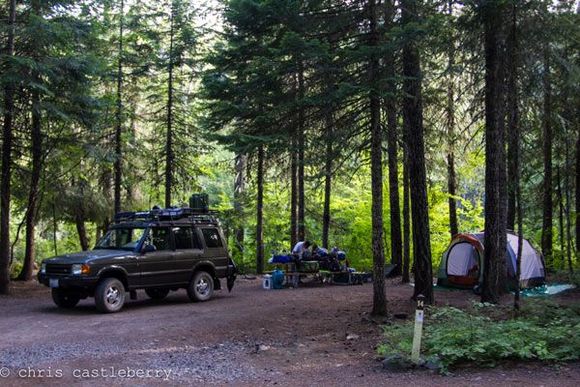 Trout Lake Creek campsite