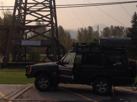 Stop at Fernie BC interpretive center for rest stop.