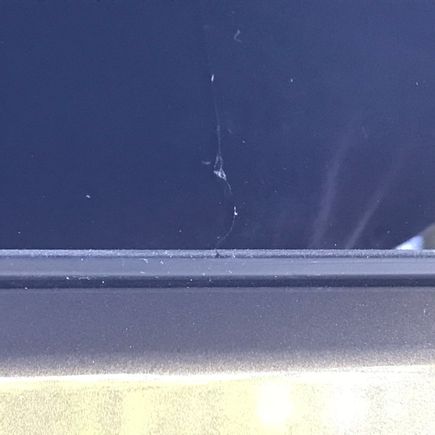 The "chip' in the middle is miniscule.  Literally the size of a grain of sand. 