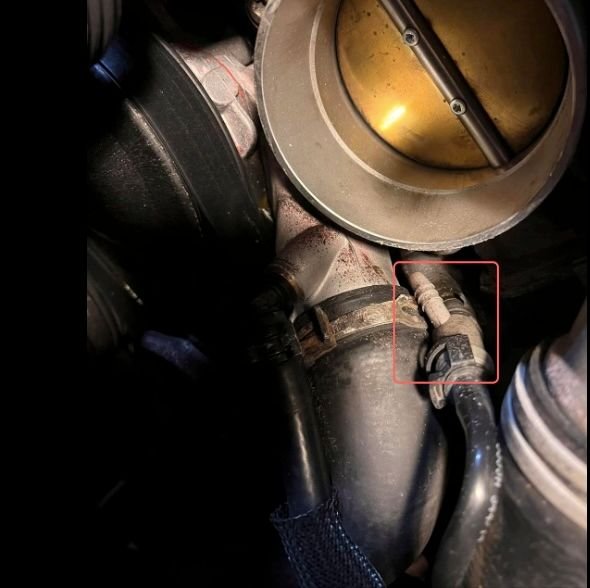 Here is what mine looks like. I cant see it leaking but notice the coolant on the top of the water pump
