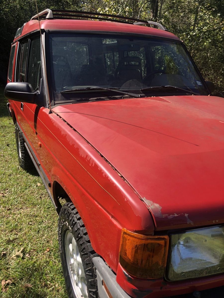 1995 Land Rover Discovery - 1995 d1 sd - Used - VIN SALJN1245SA145729 - 114,000 Miles - 8 cyl - AWD - Automatic - SUV - Red - Magnolia, TX 77354, United States