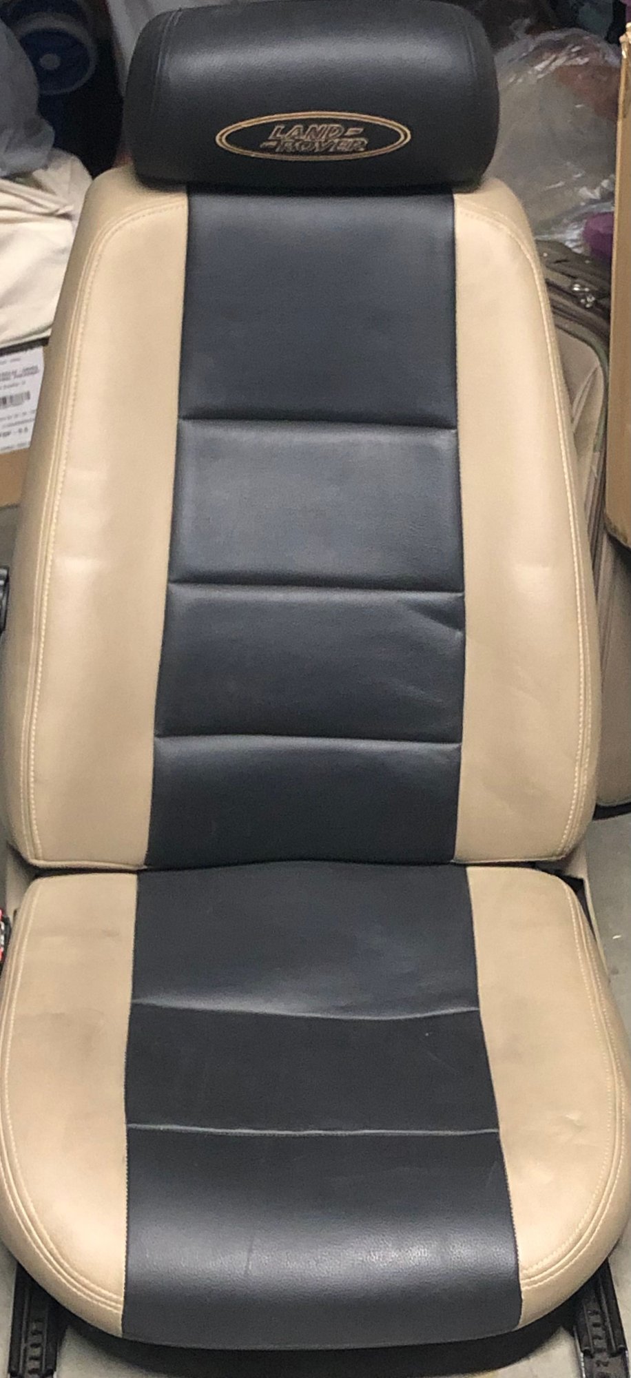 Interior/Upholstery - Land Rover Logo Embroidered front seats plus rear - Used - All Years Land Rover All Models - Ojai, CA 93023, United States