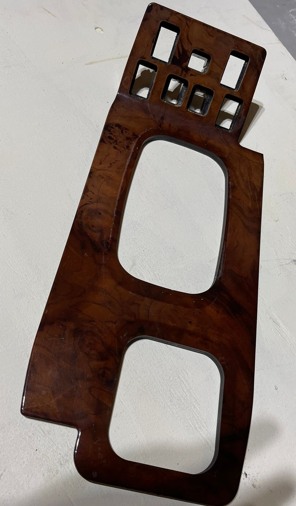 Interior/Upholstery - Wood shifter bezel trim deck switch plate - Used - 1998 to 2004 Land Rover Discovery - West Chester, OH 45069, United States
