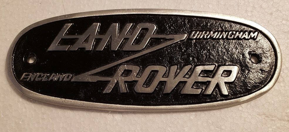 Exterior Body Parts - __ Land Rover Solihull & Birmingham & Fairey Rear Tub Badges (see pics) - Used - 1960 to 1985 Land Rover All Models - Eugene, OR 97405, United States