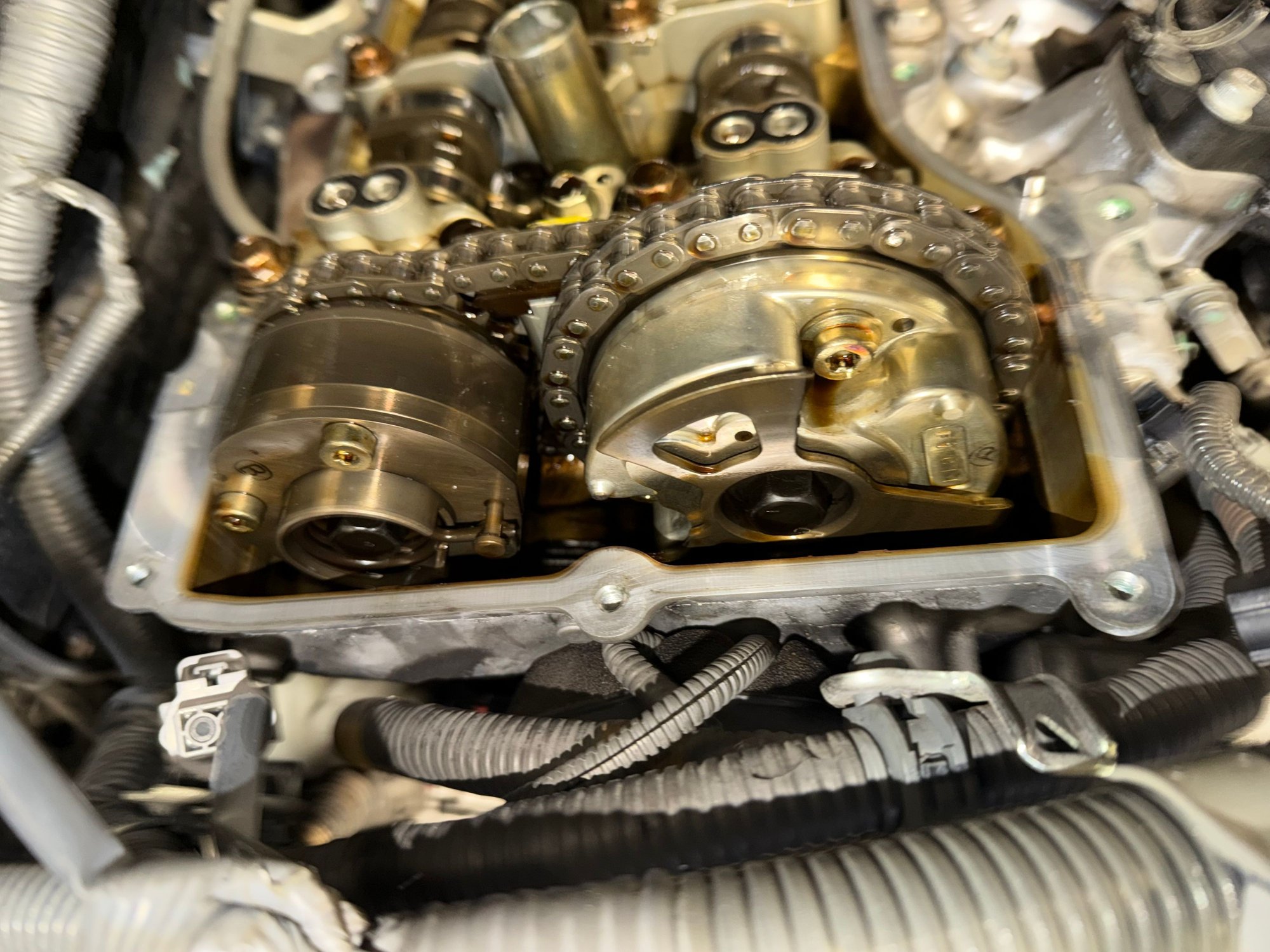 Upper Timing chain tensioners bleed off too quickly. 