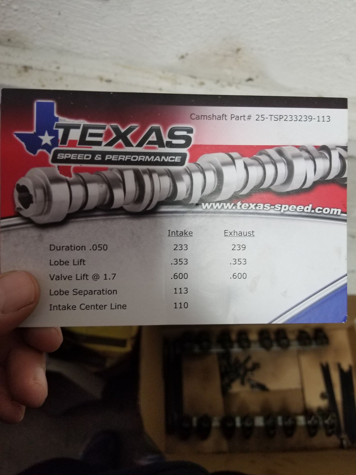 Engine - Internals - Texas Speed 233/239 .600 .600 113, 5000 miles - Used - Salem, NH 03079, United States