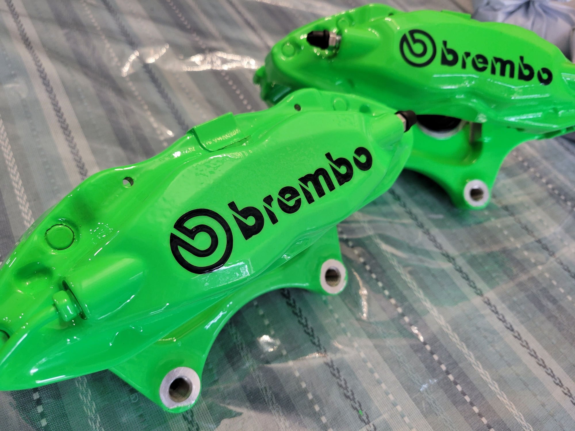 Brakes - Powder Coated Brembo Calipers Neon Green - New - 2010 to 2015 Chevrolet Camaro - Longview, TX 75601, United States