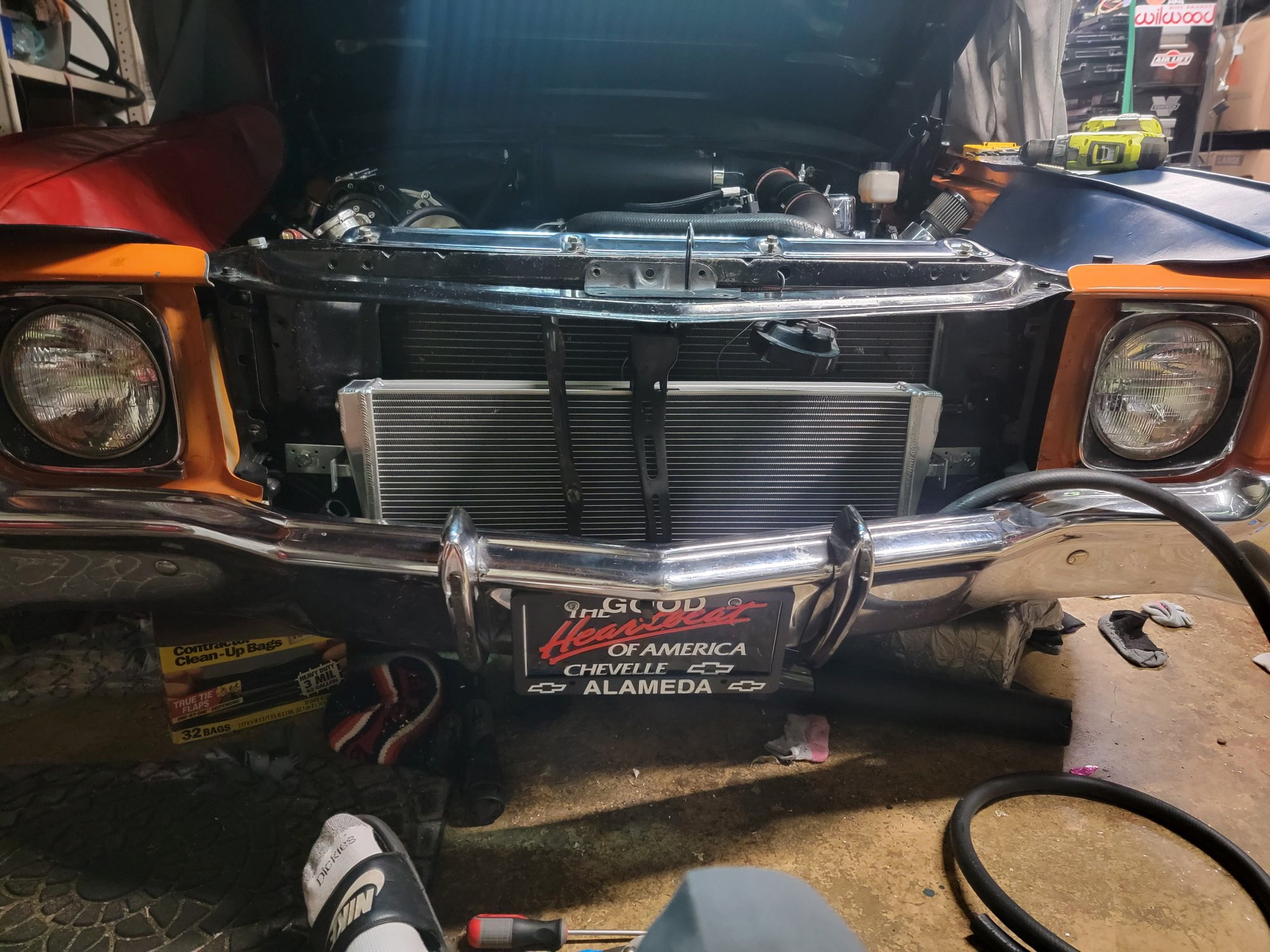 Air to water intercooler on chevelle LS1TECH Camaro and Firebird