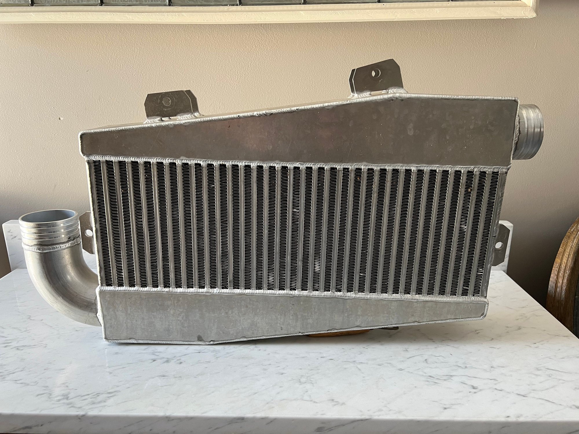 A2A intercoolers; Bell intercooler vertical flow; Garrett core ready