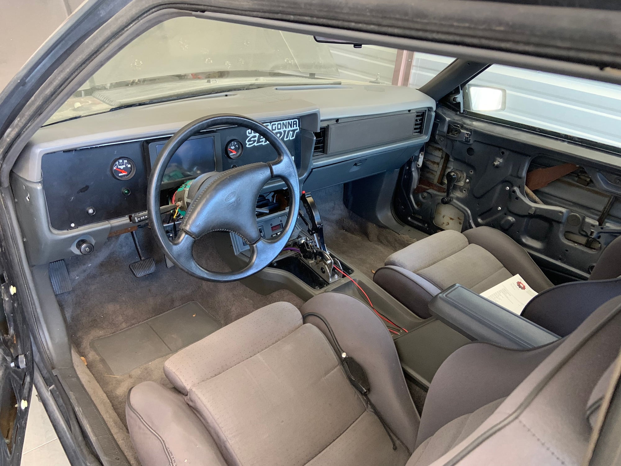 1984 Ford Mustang - 1984 mustang SVO LS swap - Used - VIN 1FABP28T7EF175726 - 1,111,111 Miles - 8 cyl - 2WD - Manual - Hatchback - Gray - Mishawaka, IN 46561, United States