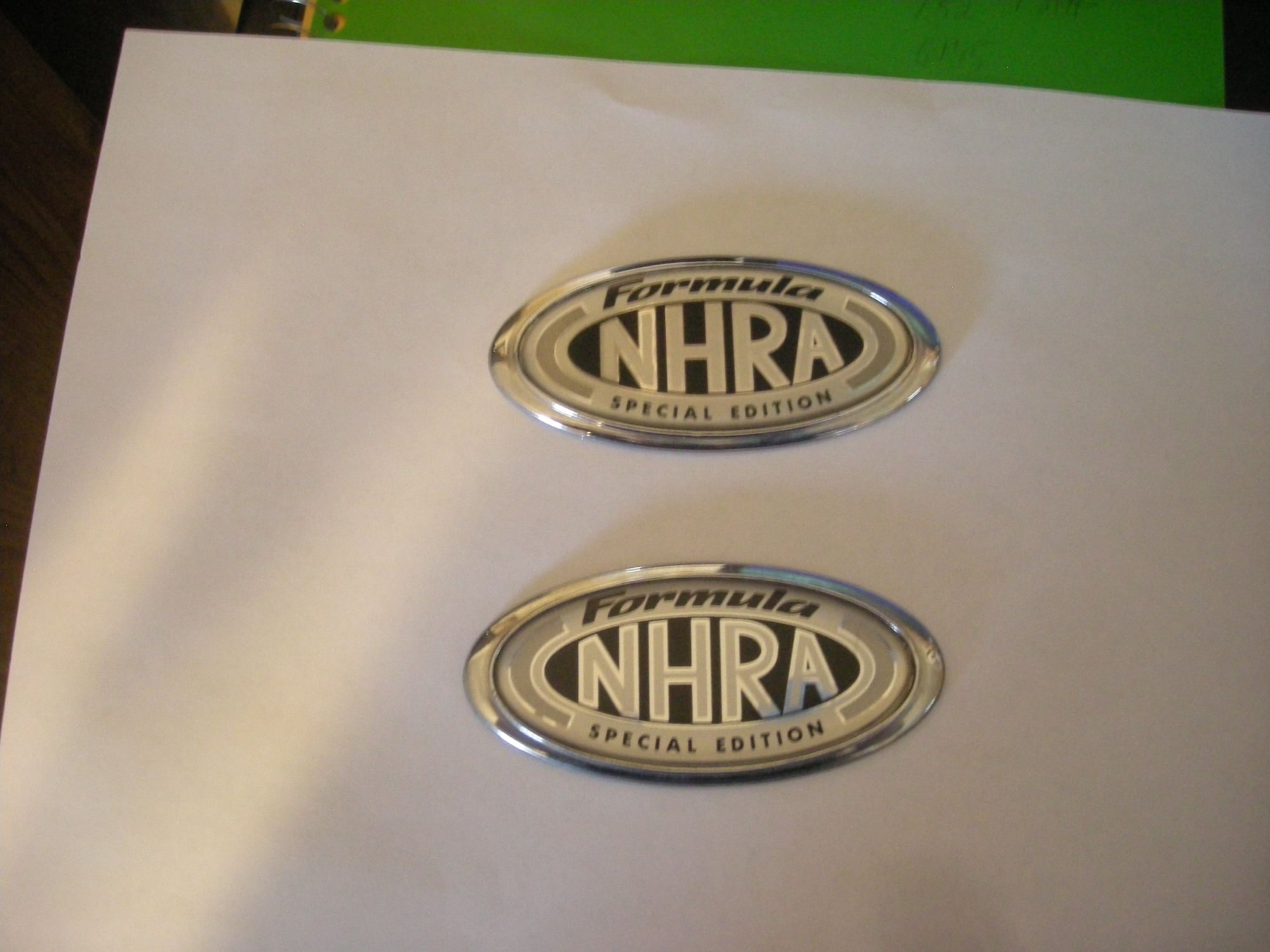 - NHRA formula special edition emblems - Hazle Township, PA 18202, United States