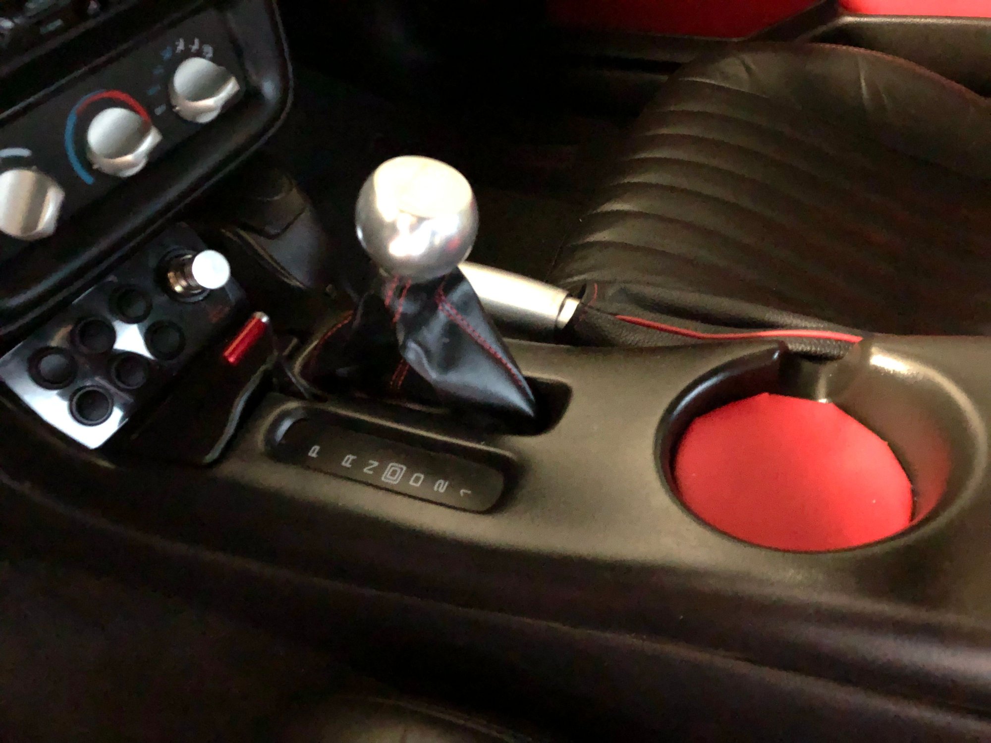  - A4 console shift plate 00-02 Ebony, modified for B&M ratchet shifter - Mason, Ohio Usa, OH 45040, United States