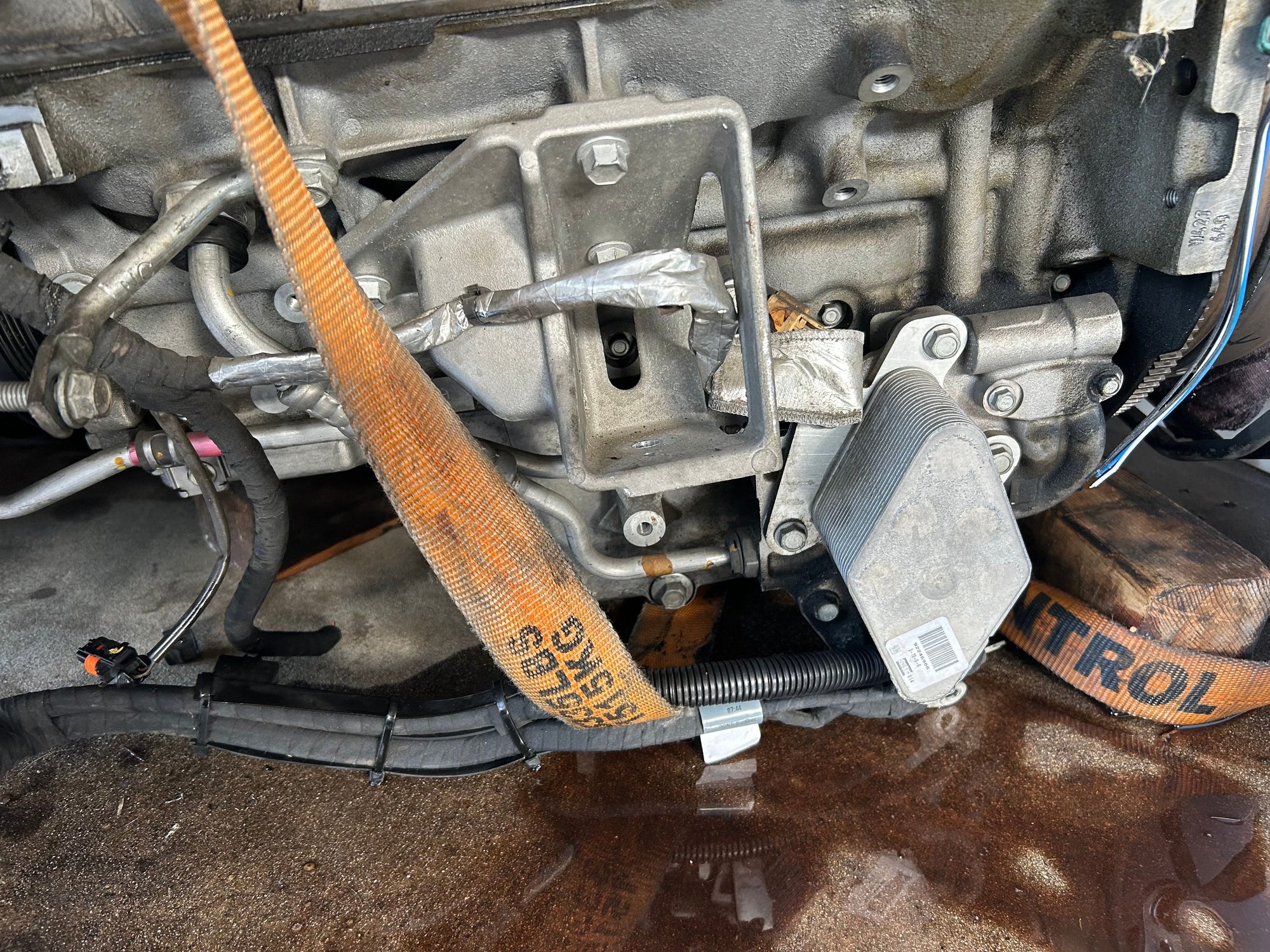 In the middle of an LS3 swap for the tired Ls1 been easy so far with all the old forums on here.. but whats this diamond looking thing on the side of my LS3? Tried looking it up everywhere to figure it out but coming up empty.. im going to swap the Ls1pan on it today but wanted to make sure that wouldnt be a problem because of whatever that is. Thanks
