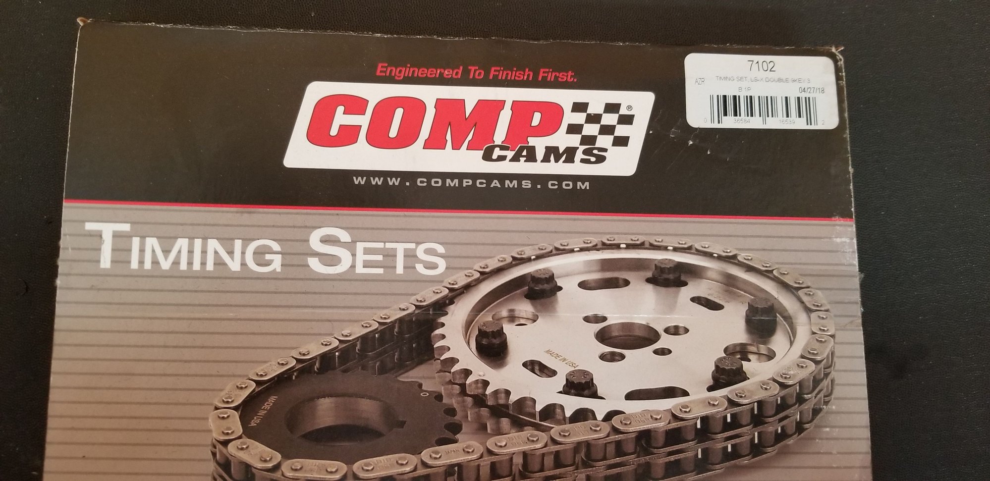 Comp cam billet double roller timing chain set and speedmaster 2 piece