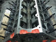 Head studs installed