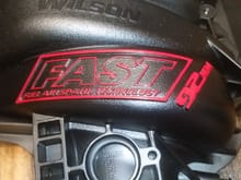 Finally got my lettering done in victory red