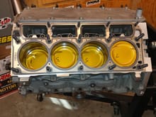 LS3 416 - Ross Coated Pistons - Driver Side
