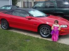 My 01 with my girl and the z06 wheels