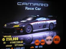 concept off Grand Turismo 3 Camaro Race car