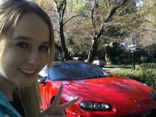 me and my car the day i bought it :)