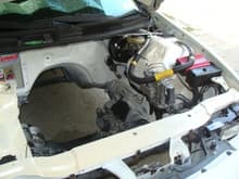 Camaro engine compartment