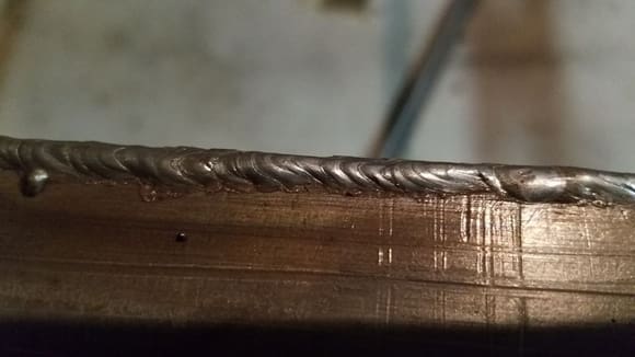 I'm getting pretty good at welding, I guess all this practice is paying off.
