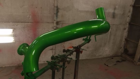 Intercooled piping--(cold side)