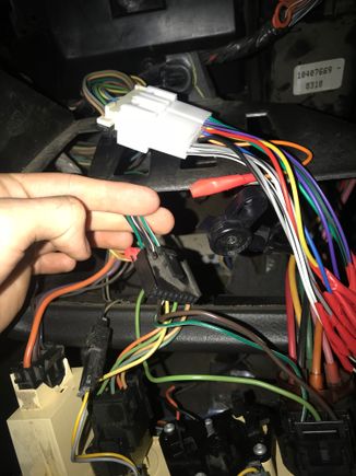 99 firebird I swapped dash out since mine was broken. I have this one connecter left an have no idea where it goes? Honestly don’t even think I ever unplugged it.