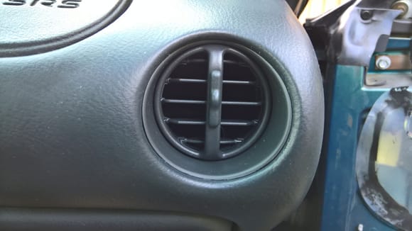 Replacing Broken Dash Vent - Someone attempted to adjust this by sticking their finger inside and broke the middle slat. Luckily I was able to order an OEM replacement.