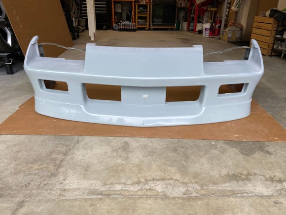 Front bumper before modifications.