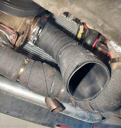 NEW, FINISHED 4" DOWNPIPE