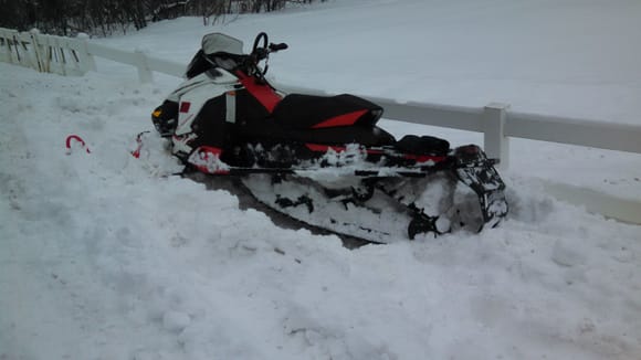 Ride snowmobile before it melts