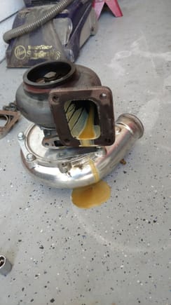 Went to the track on Wednesday, poor turbo shut itself on after the first pass. It started smoking really bad at the end of the run. Took it apart and it looks like the oil seal on the turbine side went out.  Called up turbonetics and they want 650 for a rebuild, ouch. 

Anyone have any experience with these I'm looking for a seal kit.