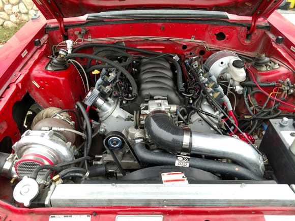 Much cleaner with the ls1 intake.