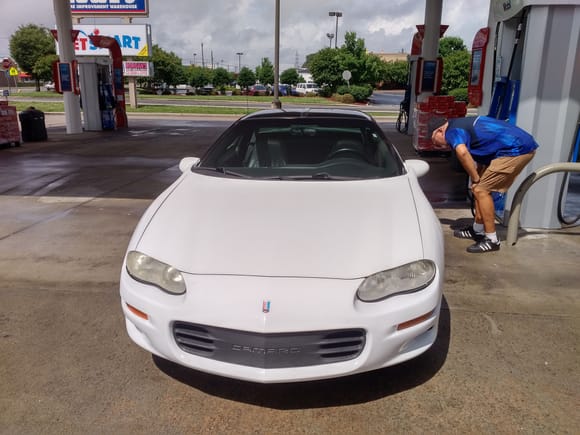 On the road the Z28 got a lot of attention at gas stops.