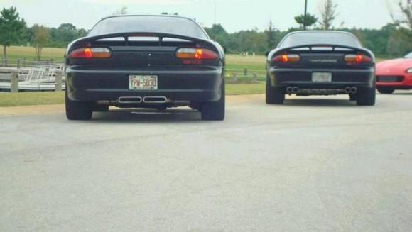 Jamie's Black Betty, (left) and Elvira