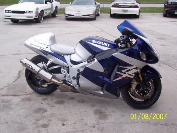 My 2004 Hayabusa, She just has bolt on's and a lil shot incase I need it.