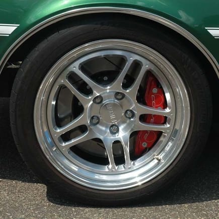 C6 Z06 front brakes inside Fikse wheels