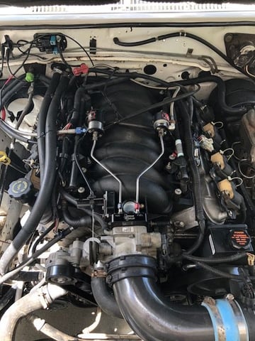 1985 Ford LTD - 1985 ltd ls1 swapped-built trans-8.8 swap with locker- nitrous express - Used - VIN 1fabp3936fa100423 - 8 cyl - 2WD - Automatic - Sedan - White - Summerville, SC 29483, United States