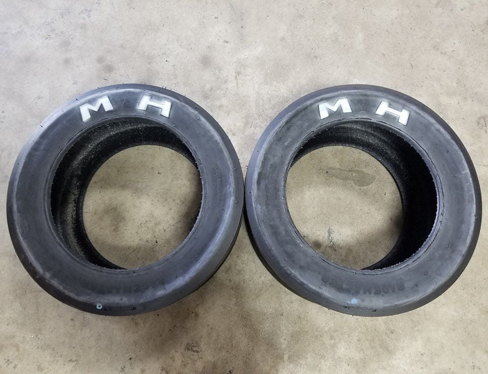  - A pair of brand new M&H Racemaster drag race slicks (MHR-174) 10.5/28-18 - New York Mills, NY 13417, United States