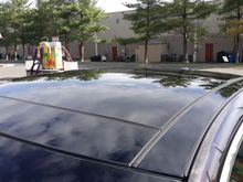Picture showing sunroof with tinted glass 