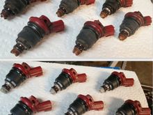 Before & After: REFURBISHED INJECTORS with new, lubed o-rings, screens & pintle caps