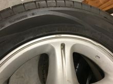 This was the only info remotely close to any date on the tires. As I mentioned the tires are in line new condition.