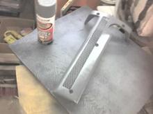 primed and sanded about 15x to get it to look like i wanted