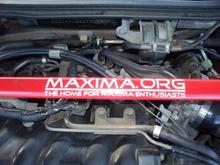 official .org sticker on strut