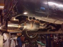 and pipe on car...niceee