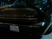 got some lens paint from autozone 
$12.99..... i dont know about all that